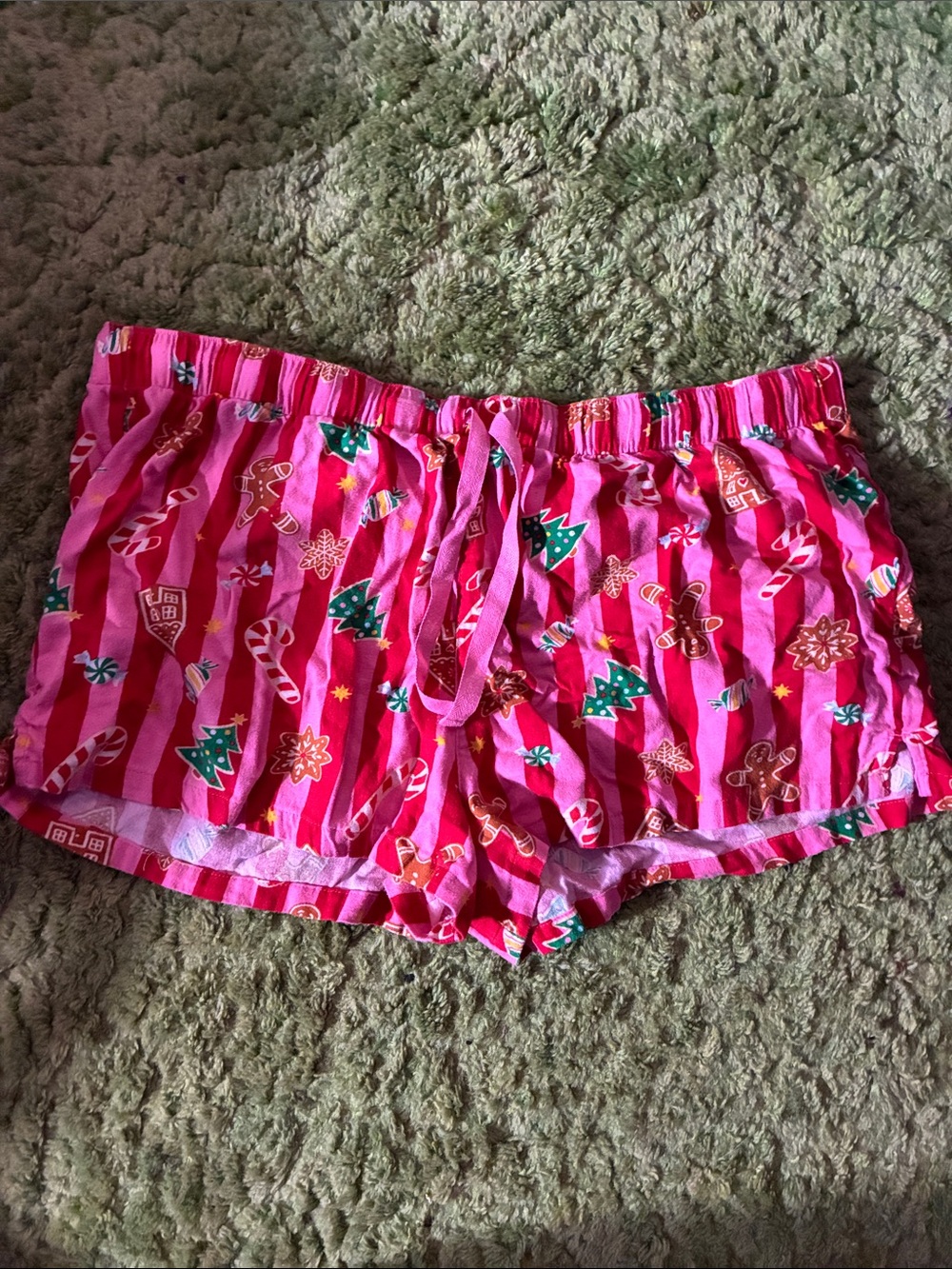 Christmas pj shorts